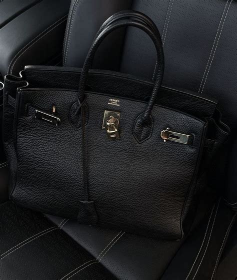 hermes bag black|black hermes bag with scarf.